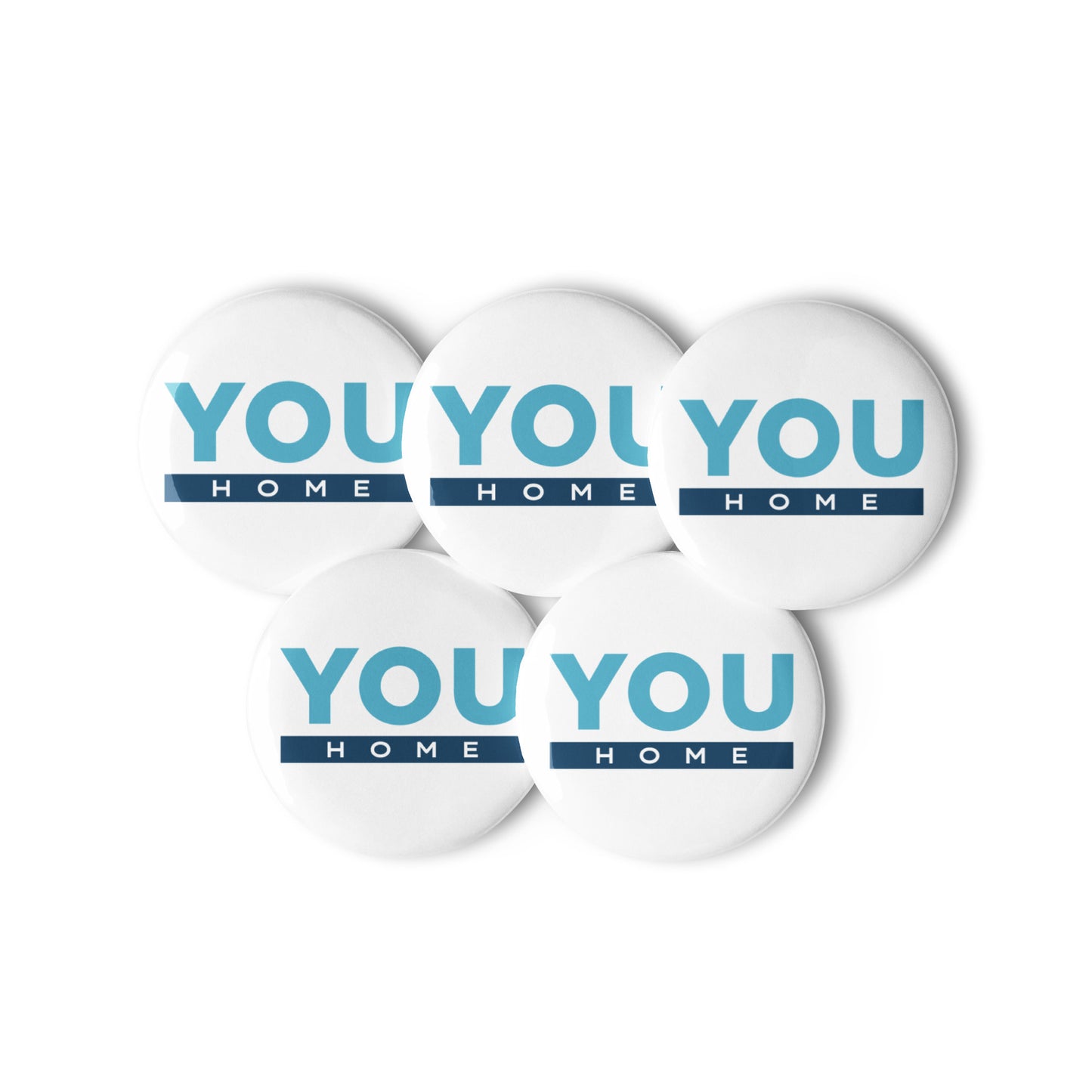 Set of pin buttons