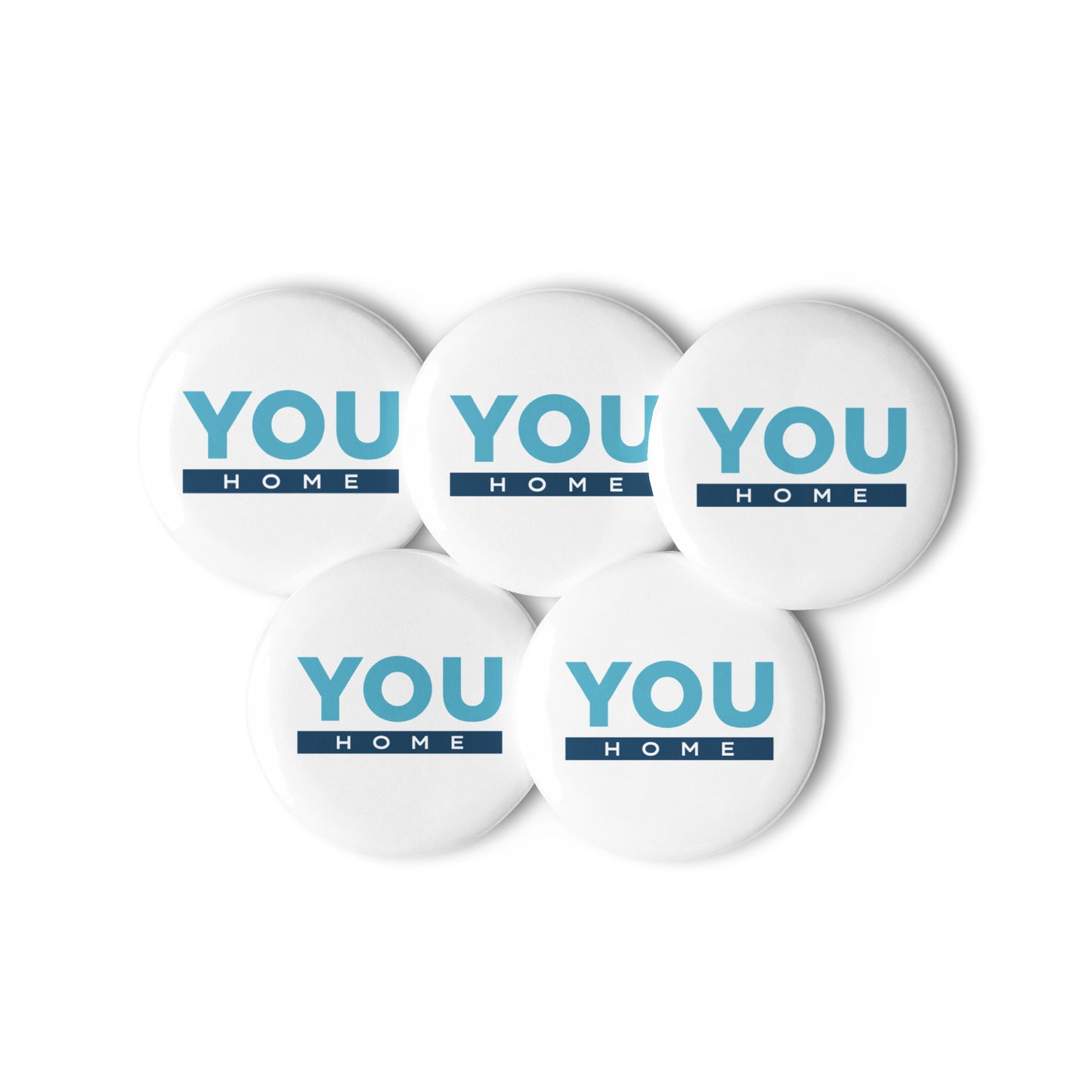 Set of pin buttons